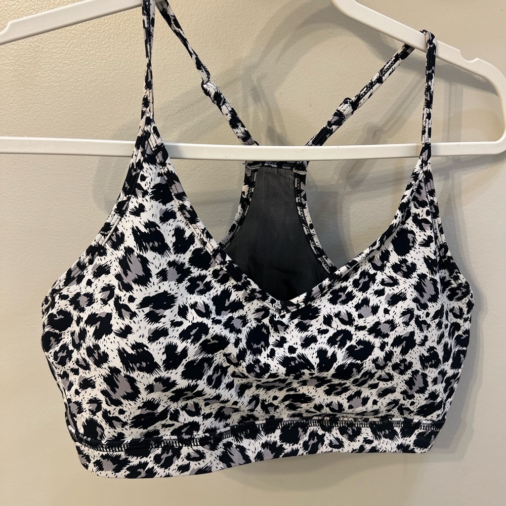 Zyia leopard sports bra size XL